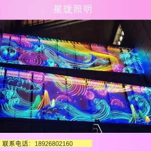 燈幕畫(huà)、燈飾畫(huà)、南寧墻壁畫(huà)、玻璃燈幕、霓虹畫(huà)、墻體亮化